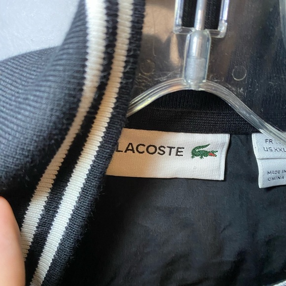 Vintage Lacoste baggy mesh/thermal bomber jacket - Picture 4 of 9